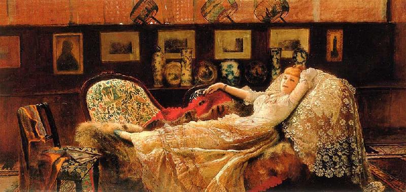 Atkinson Grimshaw Day Dreams China oil painting art